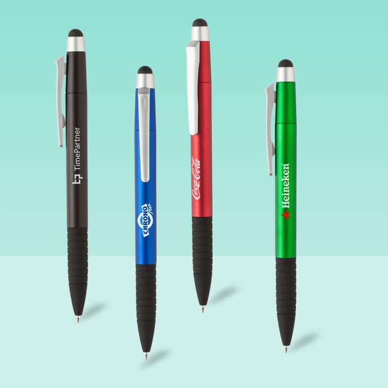 Push action touch pen