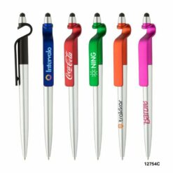 Twist ballpen with phone holder