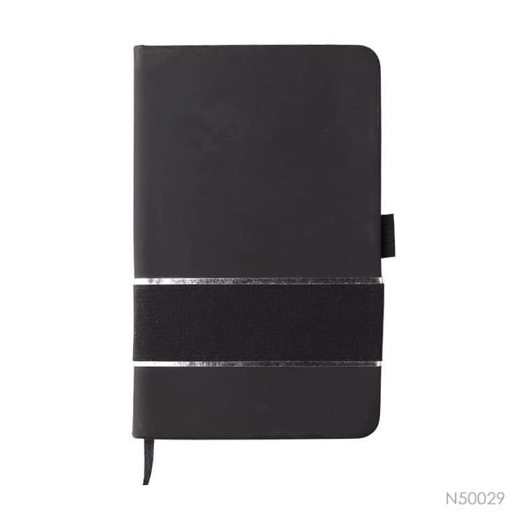 PU Cover Notebook with Pen Holder Loop - Image 3