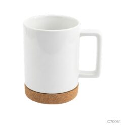 Ceramic Mug with Cork Base